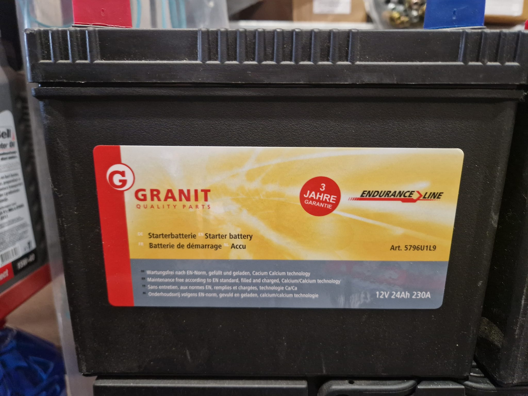 Akumulator GRANIT 12 V / 24 Ah, D+ - Slika 3